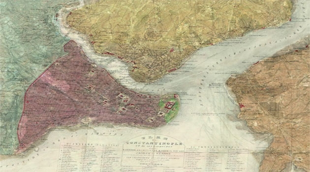 Tarihi İstanbul haritaları